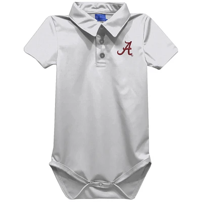 Infant Vive La Fete Crimson Alabama Crimson Tide Polo Bodysuit