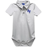Infant Vive La Fete White Air Force Falcons Polo Bodysuit