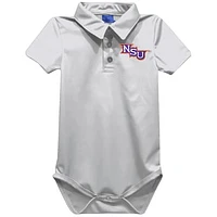 Infant Vive La Fete White Northwestern State Demons Polo Bodysuit