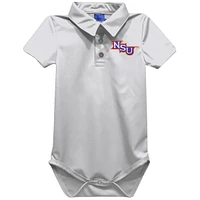 Infant Vive La Fete White Northwestern State Demons Polo Bodysuit