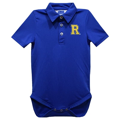 Infant Vive La Fete Blue Rochester Yellow Jackets Polo Bodysuit