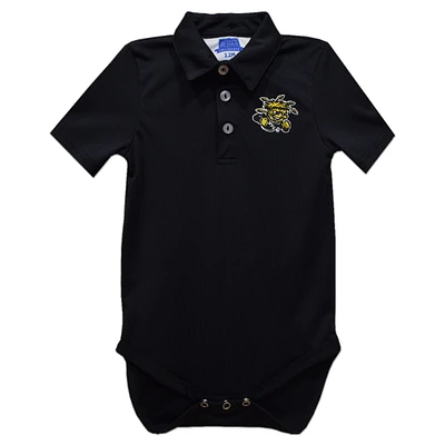 Infant Vive La Fete Black Wichita State Shockers Polo Bodysuit