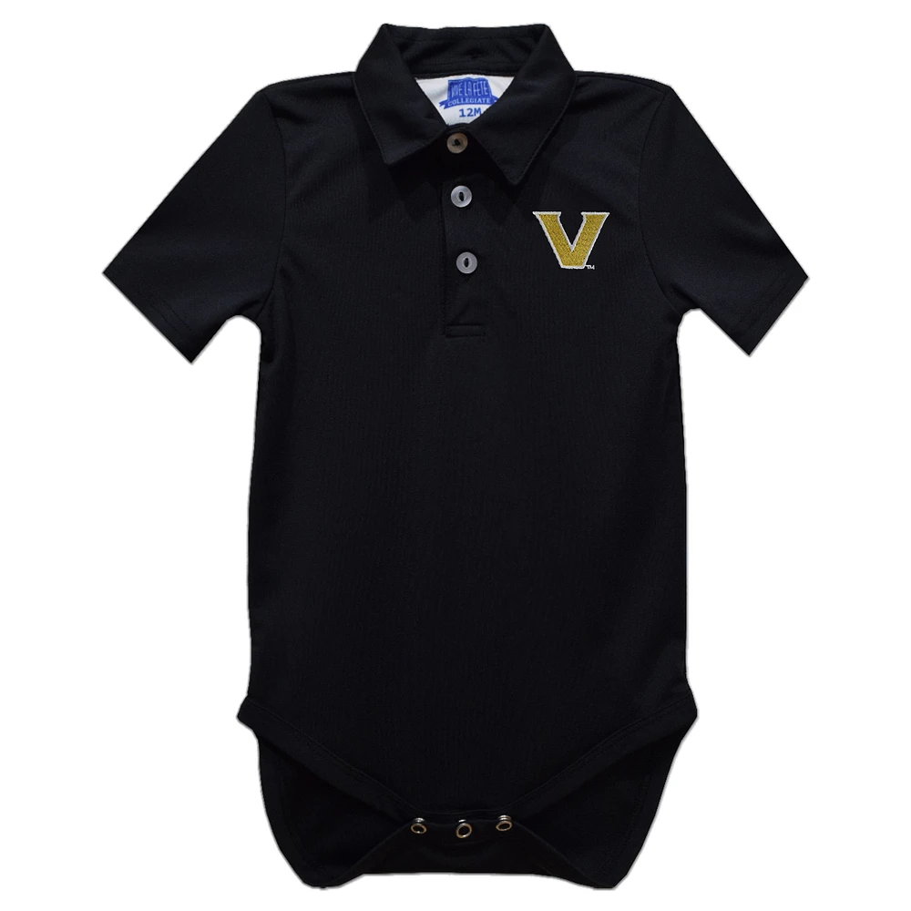 Infant Vive La Fete Black Vanderbilt Commodores Polo Bodysuit