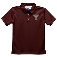 Toddler Vive La Fete Cardinal Troy University Trojans Solid Polo