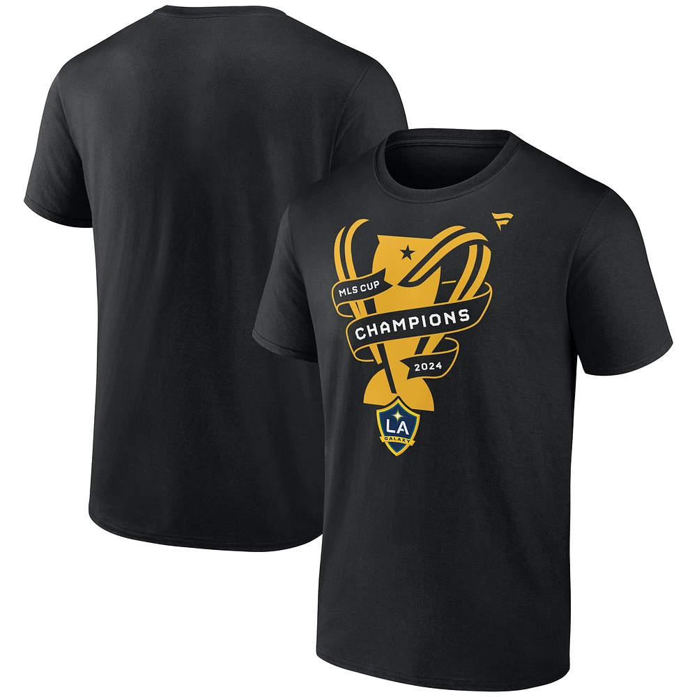 Men's Fanatics Black LA Galaxy 2024 MLS Cup Champions Locker Room T-Shirt