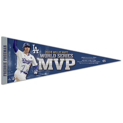 WinCraft Freddie Freeman Los Angeles Dodgers 2024 World Series MVP 12" x 30" Premium Pennant