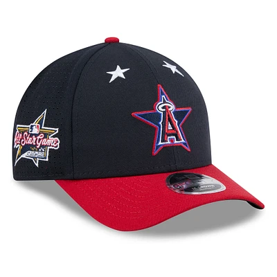 Men's New Era Navy/Red  Los Angeles Angels 2025 MLB All-Star Game Workout 9FORTY M-Crown Adjustable Hat