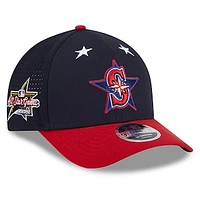 Men's New Era Navy/Red  Seattle Mariners 2025 MLB All-Star Game Workout 9FORTY M-Crown Adjustable Hat