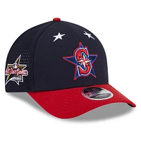 Men's New Era Navy/Red  Seattle Mariners 2025 MLB All-Star Game Workout 9FORTY M-Crown Adjustable Hat