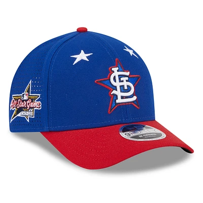 Men's New Era Blue/Red  St. Louis Cardinals 2025 MLB All-Star Game Workout 9FORTY M-Crown Adjustable Hat