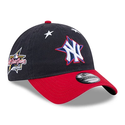 Men's New Era Navy/Red  New York Yankees 2025 MLB All-Star Game Workout 9TWENTY Adjustable Hat
