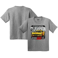 Toddler Team Penske  Gray Joey Logano 2024 NASCAR Cup Series Champion Car T-Shirt