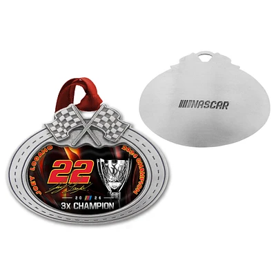 Joey Logano Three-Time NASCAR Cup Series Champion Colordome Ornament