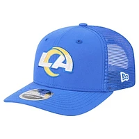 Men's New Era  Royal Los Angeles Rams Team Collection 9SEVENTY Stretch-Snap Adjustable Hat