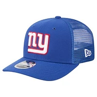 Men's New Era  Royal New York Giants Team Collection 9SEVENTY Stretch-Snap Adjustable Hat