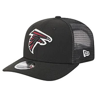 Men's New Era  Black Atlanta Falcons Team Collection 9SEVENTY Stretch-Snap Adjustable Hat