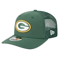 Men's New Era  Green Green Bay Packers Team Collection 9SEVENTY Stretch-Snap Adjustable Hat
