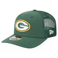 Men's New Era  Green Green Bay Packers Team Collection 9SEVENTY Stretch-Snap Adjustable Hat