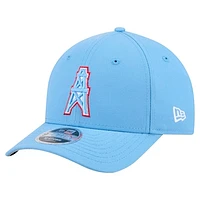 Men's New Era  Light Blue Houston Oilers Team Collection 9FORTY M-Crown Adjustable Hat