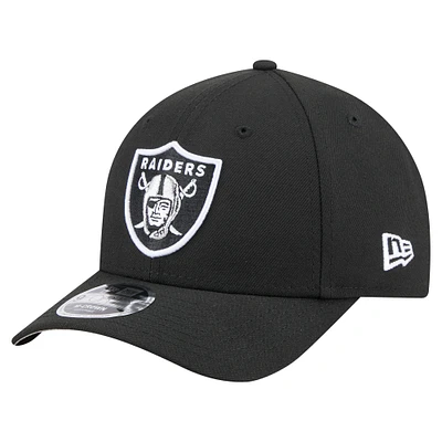 Men's New Era  Black Las Vegas Raiders Team Collection 9FORTY M-Crown Adjustable Hat