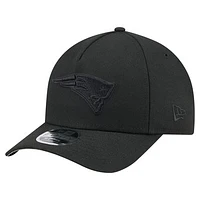 Men's New Era  Black New England Patriots Team Collection 9FORTY M-Crown A-Frame Adjustable Hat