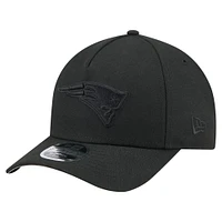 Men's New Era  Black New England Patriots Team Collection 9FORTY M-Crown A-Frame Adjustable Hat