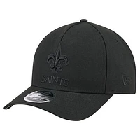 Men's New Era  Black New Orleans Saints Team Collection 9FORTY M-Crown A-Frame Adjustable Hat
