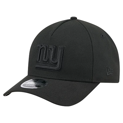 Men's New Era  Black New York Giants Team Collection 9FORTY M-Crown A-Frame Adjustable Hat