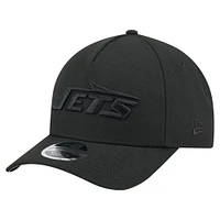 Men's New Era  Black New York Jets Team Collection 9FORTY M-Crown A-Frame Adjustable Hat