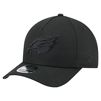Men's New Era  Black Philadelphia Eagles Team Collection 9FORTY M-Crown A-Frame Adjustable Hat