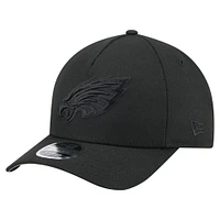 Men's New Era  Black Philadelphia Eagles Team Collection 9FORTY M-Crown A-Frame Adjustable Hat