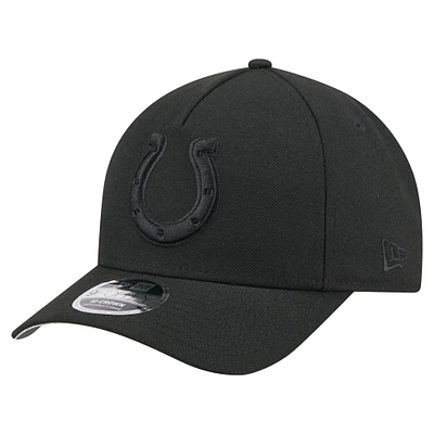 Men's New Era  Black Indianapolis Colts Team Collection 9FORTY M-Crown A-Frame Adjustable Hat
