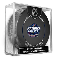 Inglasco 2025 4 Nations Face-Off Official Game Puck