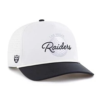 Men's '47 White/Black Las Vegas Raiders Gimmie Golf Hitch Rope Adjustable Hat