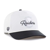 Men's '47 White/Black Las Vegas Raiders Gimmie Golf Hitch Rope Adjustable Hat