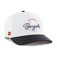 Men's '47 White/Black Cincinnati Bengals Gimmie Golf Hitch Rope Adjustable Hat