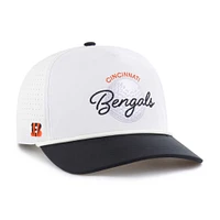 Men's '47 White/Black Cincinnati Bengals Gimmie Golf Hitch Rope Adjustable Hat