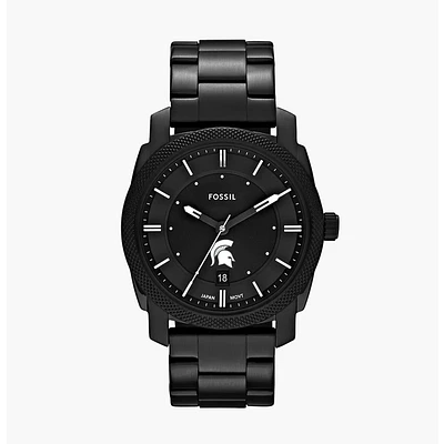Men's Fossil Michigan State Spartans Machine Stainless Steel Watch