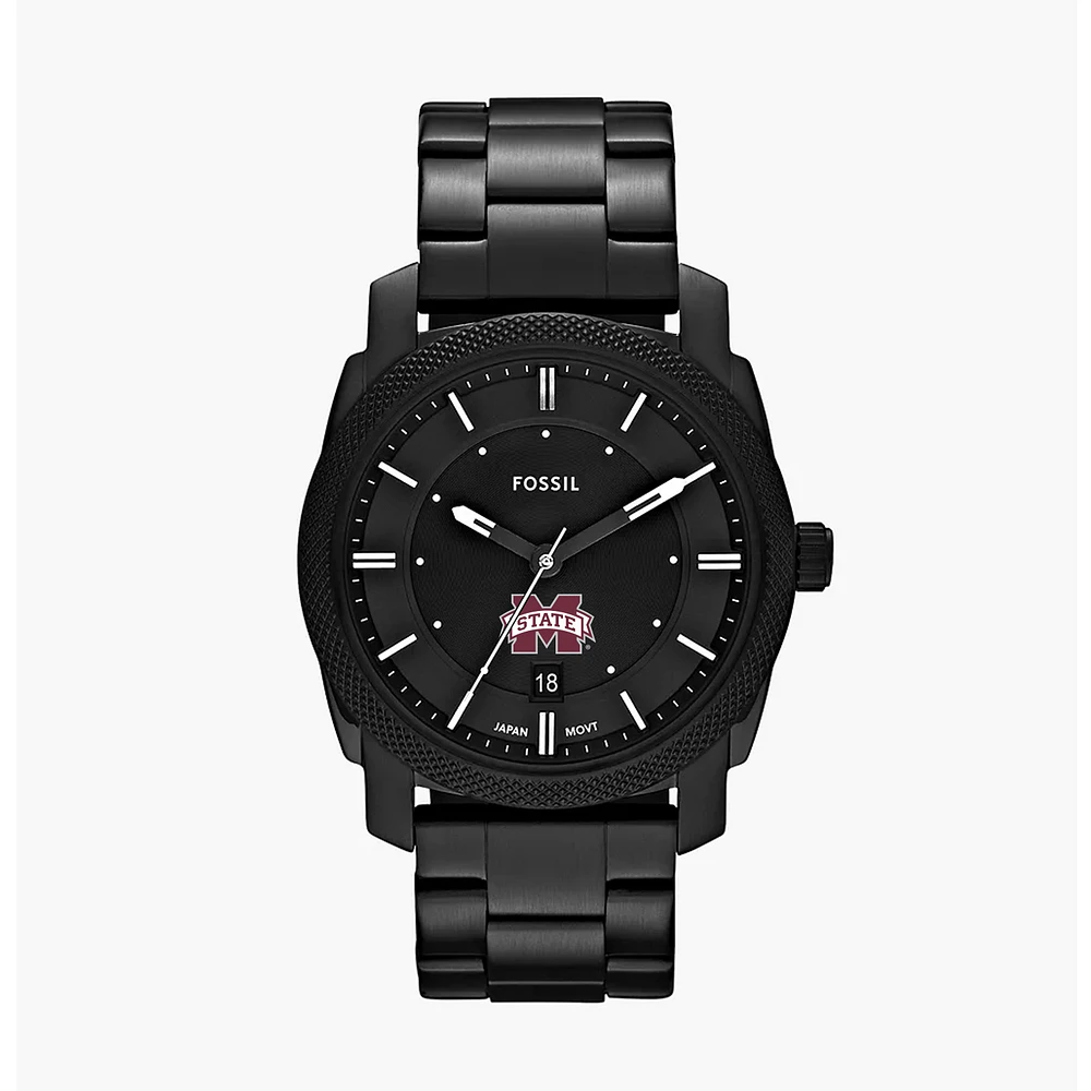 Men's Fossil Mississippi State Bulldogs Machine Stainless Steel Watch