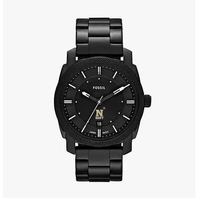 Men's Fossil Navy Midshipmen Machine Stainless Steel Watch