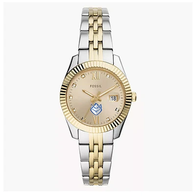 Women's Fossil Saint Louis Billikens Scarlette Two-Tone Stainless Steel Watch