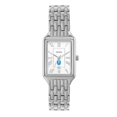 Women's Fossil Bentley Falcons Raquel Three-Hand Date Stainless Steel Watch