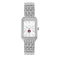 Women's Fossil Auburn Tigers Raquel Three-Hand Date Stainless Steel Watch