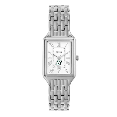 Women's Fossil Binghamton Bearcats Raquel Three-Hand Date Stainless Steel Watch