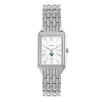 Women's Fossil UNC Wilmington Seahawks Raquel Three-Hand Date Stainless Steel Watch