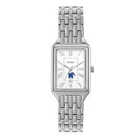 Women's Fossil Memphis Tigers Raquel Three-Hand Date Stainless Steel Watch