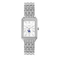 Women's Fossil Kentucky Wildcats Raquel Three-Hand Date Stainless Steel Watch