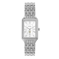 Women's Fossil Navy Midshipmen Raquel Three-Hand Date Stainless Steel Watch