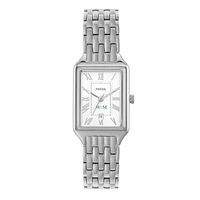 Women's Fossil William & Mary Tribe Raquel Three-Hand Date Stainless Steel Watch