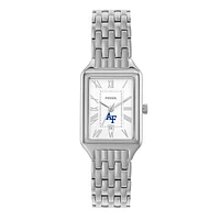 Women's Fossil Air Force Falcons Raquel Three-Hand Date Stainless Steel Watch